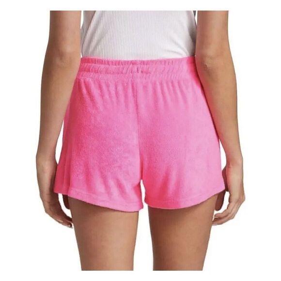GENERATION LOVE Womens Becky Terry Sweat Shorts NEW Barbie Pink Small S - Picture 2 of 8